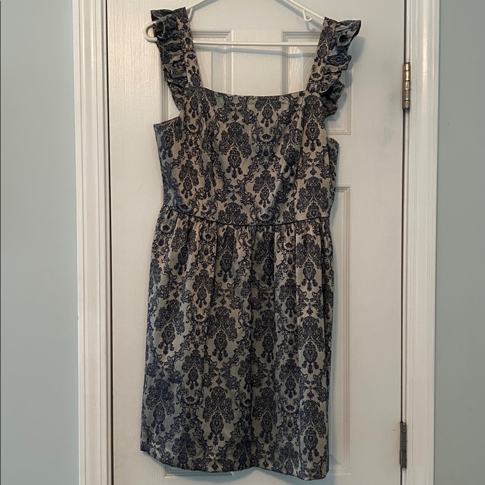 Altar'd State silver & blue dress